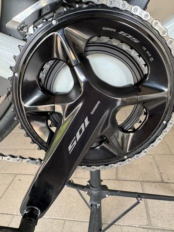 Used Gusto Custom Shimano 105 2026 Road & Gravel, White — image 3 of 13