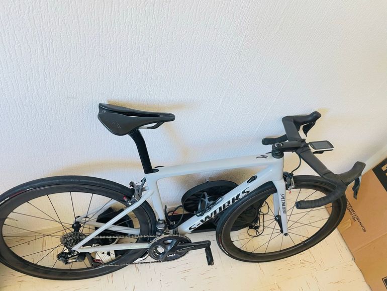 Gebrauchtes Spesialized Custom Shimano Ultegra Di2 2018 Road & Gravel, Hellgrau — Bild 2 von 8