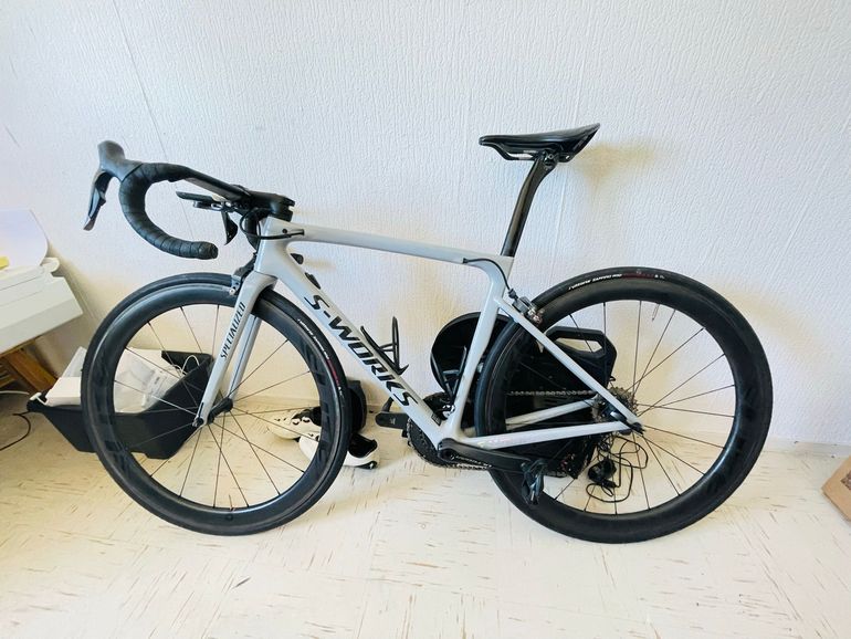 Gebrauchtes Spesialized Custom Shimano Ultegra Di2 2018 Road & Gravel, Hellgrau — Bild 7 von 8