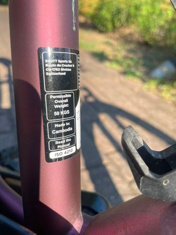 Used Scott ISO4210 2023 Mountainbike, Purple — image 9 of 11