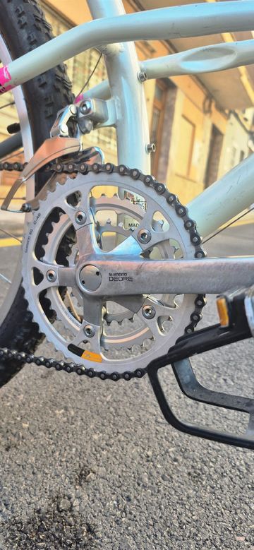 Used Alpinestars Custom Shimano Deore 1992 Mountainbike, White — image 4 of 17