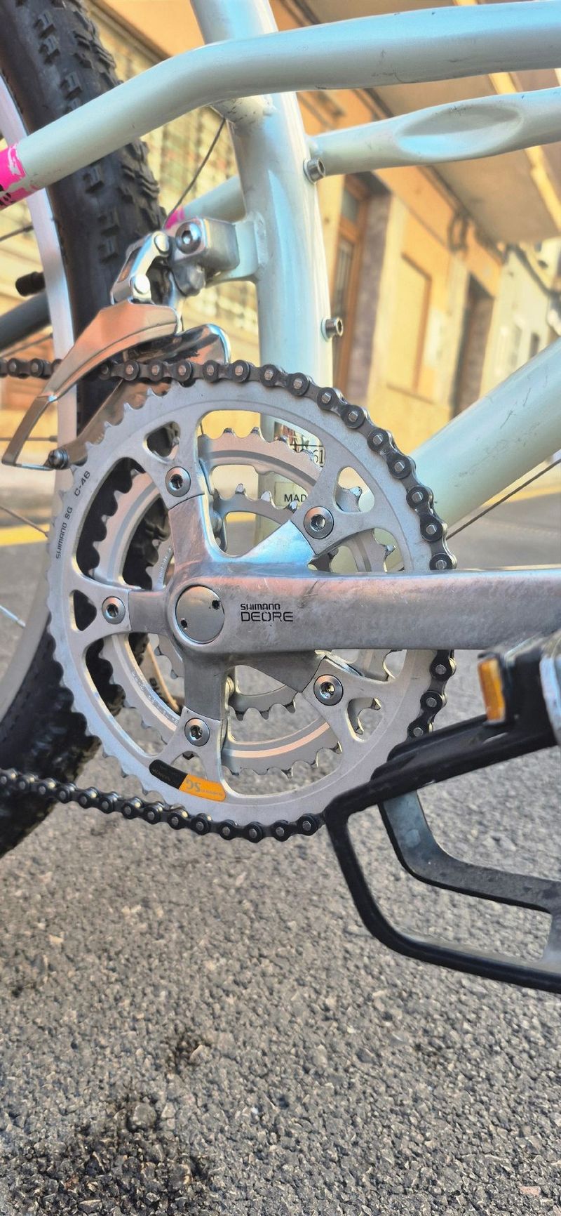 Used Alpinestars Custom Shimano Deore 1992 Mountainbike, White — image 4 of 17
