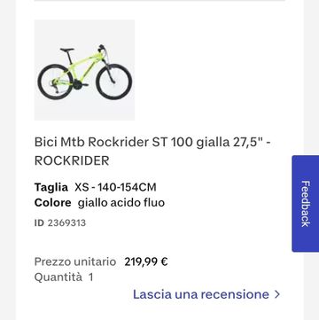 Used ROCKRIDER Mountain Bike Other 2020 Mountainbike, Orange, 26 — image 10 of 10