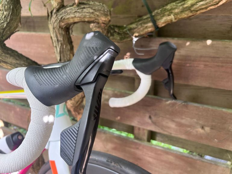 Gebrauchtes Lightcarbon Custom SRAM Rival eTap AXS 2026 Road & Gravel, Weiß — Bild 9 von 26