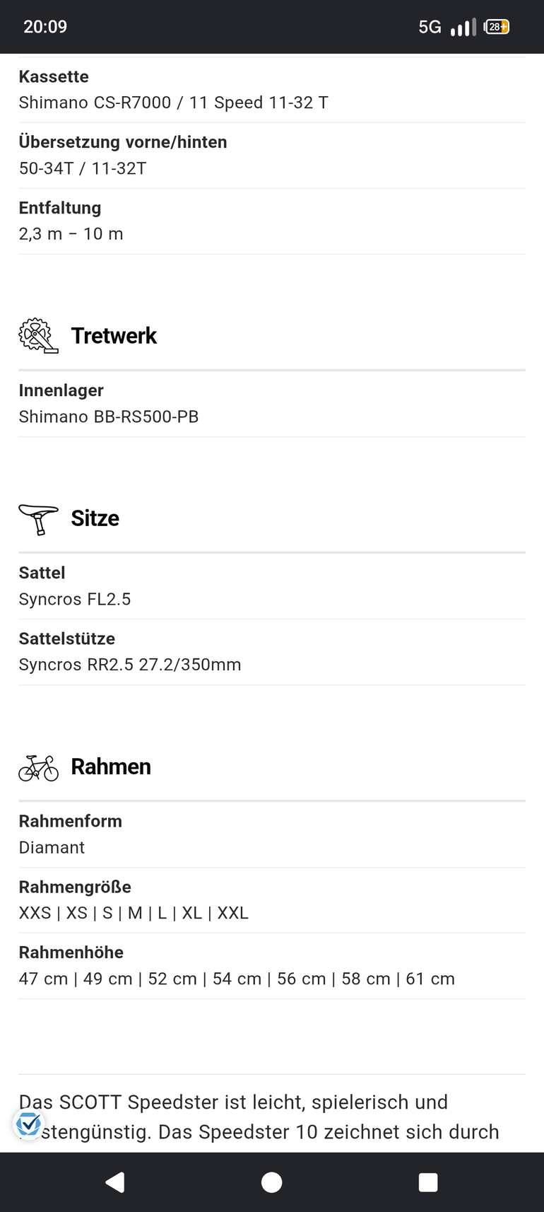 Käytetty Scott 10 2019 Road & Gravel — kuva 6 / 6
