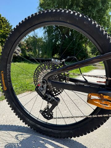 Propain Hugene Sram Eagle Transmission GX 2025 Mountainbike usato, Nero — immagine 3 di 16