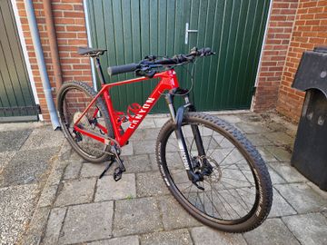 Gebrauchtes Canyon Exceed Shimano Deore 2022 Mountainbike, Rot — Bild 8 von 9