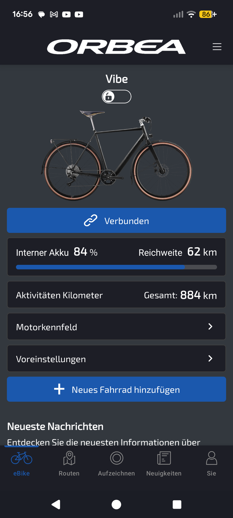 Brugt Orbea Vibe Shimano Deore XT 2021 Urban — billede 6 af 6