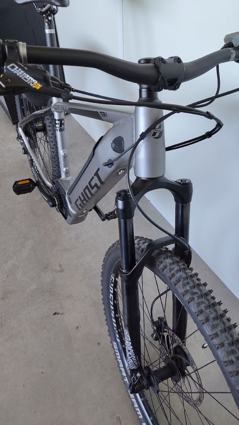 Used Ghost Hybride Shimano Deore XT 2021 Mountainbike, Light Gray — image 2 of 15