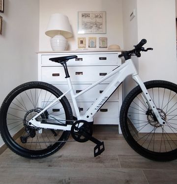 Canyon Pathlite:ON Shimano Deore XT 2024 Urban de segunda mano, Blanco — imagen 6 de 6