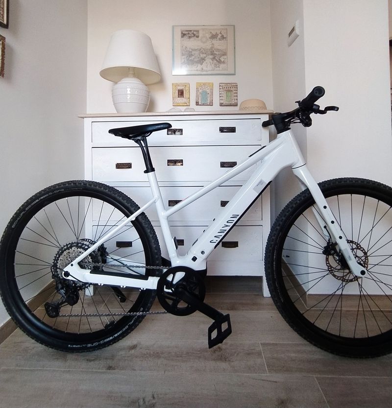 Canyon Pathlite:ON Shimano Deore XT 2024 Urban de segunda mano, Blanco — imagen 6 de 6