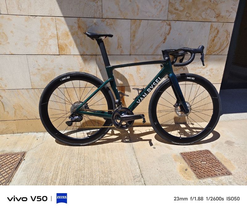 Used Van rysel Rennrad Race RCR-R Pro Shimano Ultegra Di2 Powermeter Grün 2025 2025 Road & Gravel