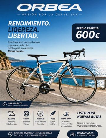 Orbea Orca Shimano Tiagra 2014 Road & Gravel usato