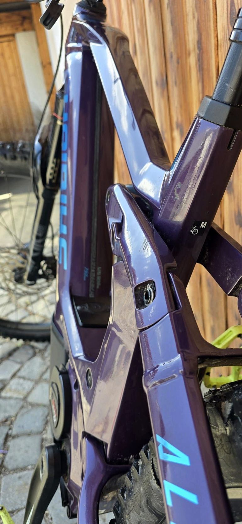 Haibike AllMtn CF 11 2022 2022 Mountainbike usato, Viola — immagine 6 di 16