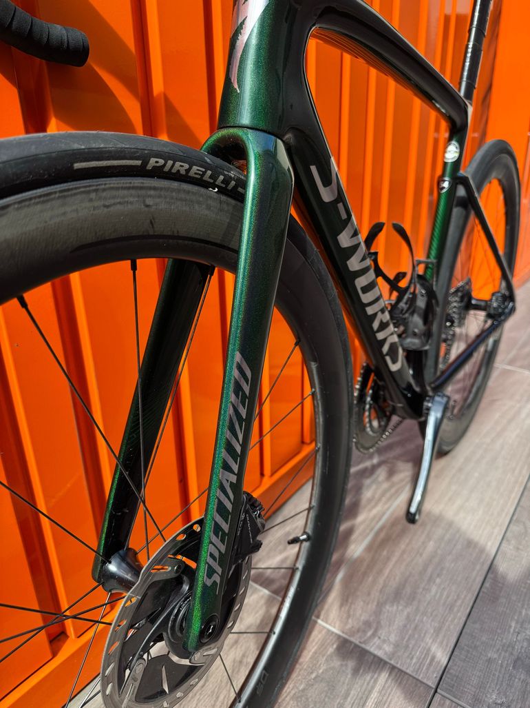 Specialized Tarmac Shimano Dura Ace 2021 Road & Gravel usato, Verde — immagine 8 di 10