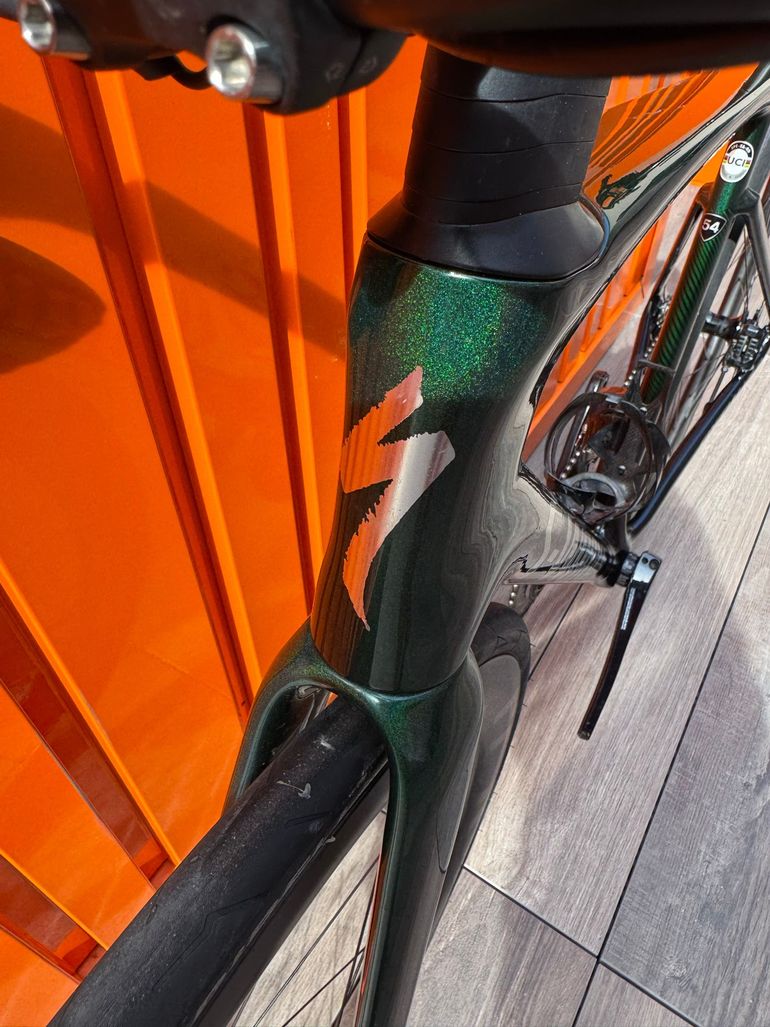 Specialized Tarmac Shimano Dura Ace 2021 Road & Gravel usato, Verde — immagine 7 di 10