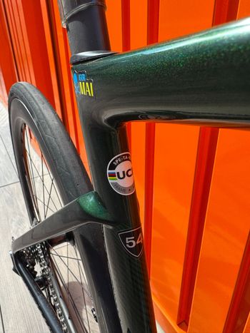 Specialized Tarmac Shimano Dura Ace 2021 Road & Gravel usato, Verde — immagine 9 di 10