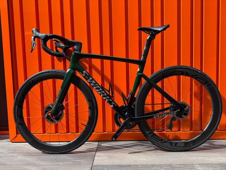 Specialized Tarmac Shimano Dura Ace 2021 Road & Gravel usato, Verde — immagine 2 di 10