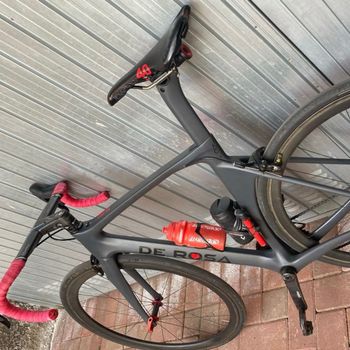 De Rosa SK Pininfarina SRAM Red eTap AXS 2019 Road & Gravel usato, Grigio chiaro — immagine 4 di 5