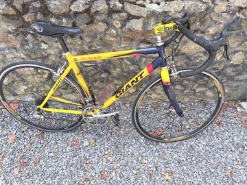 Giant TCR Team Mike Burrows 2000 Road & Gravel usato, Arancione — immagine 3 di 9