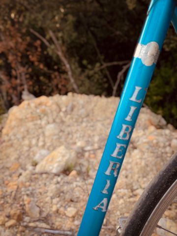 Used Liberia Custom Simplex Vintage 1980 Road & Gravel, Blue — image 3 of 9