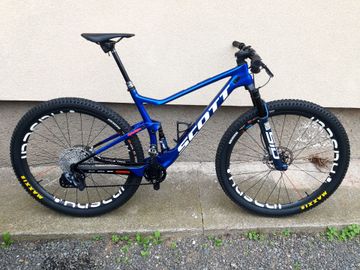 Gebrauchtes Scott Spark SRAM XX1 Eagle AXS 2021 Mountainbike, Blau, 29 — Bild 1 von 11