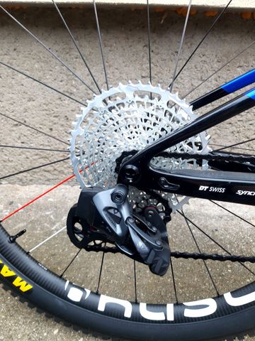 Gebrauchtes Scott Spark SRAM XX1 Eagle AXS 2021 Mountainbike, Blau, 29 — Bild 8 von 11