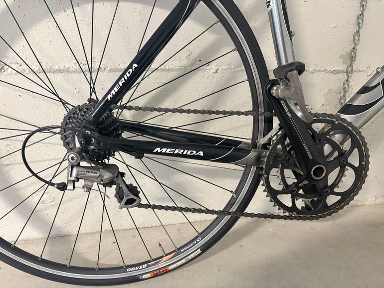 Gebrauchtes Merida Scultura Shimano 105 2014 Road & Gravel, Hellgrau — Bild 3 von 14