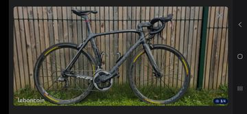 Used Look 695 Full Carbon Sram Red Roue Mavic Cosmic 2012 Road & Gravel