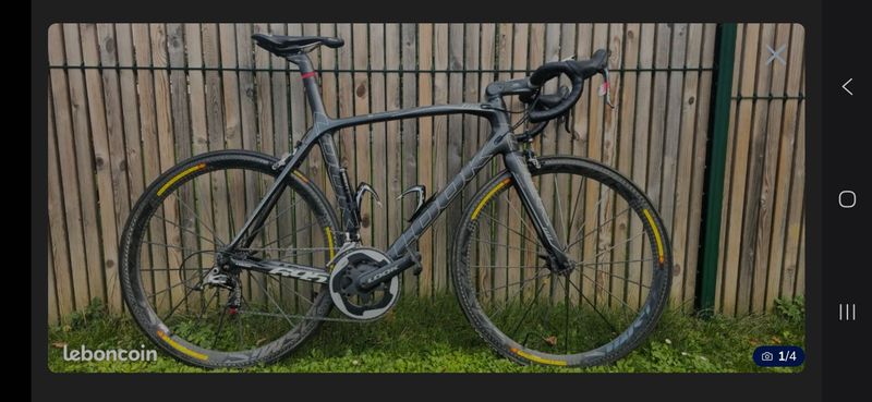 Gebrauchtes Look 695 Full Carbon Sram Red Roue Mavic Cosmic 2012 Road & Gravel