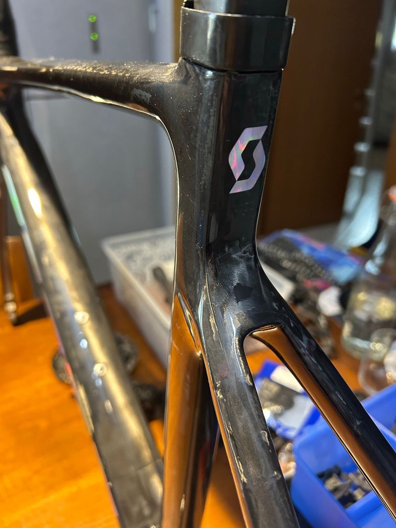 Used Scott Addict 10 2022 Frameset 2022 Road & Gravel, Black — image 3 of 6