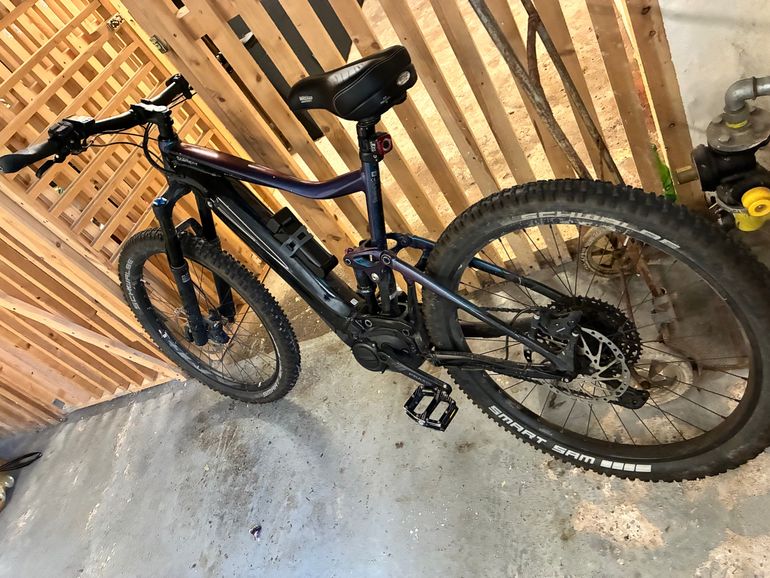 Used Giant Trance E+ 2 Pro 2019 2019 Mountainbike, Purple, 27.5 — image 2 of 15