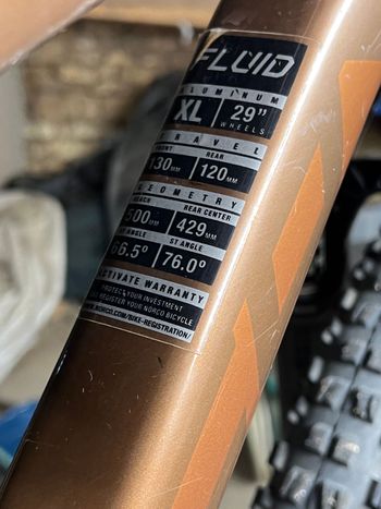 Gebrauchtes Norco Fluid Shimano GRX 2019 Mountainbike, Orange — Bild 8 von 8