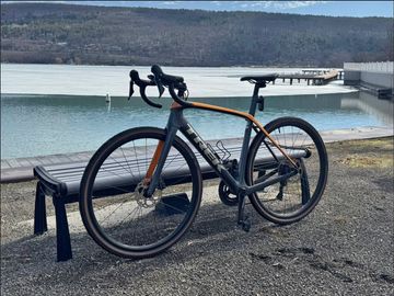Used Trek Domane SL 5 2021 2021 Road & Gravel, Orange — image 2 of 3