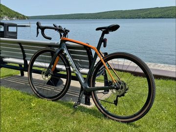 Used Trek Domane SL 5 2021 2021 Road & Gravel, Orange — image 1 of 3