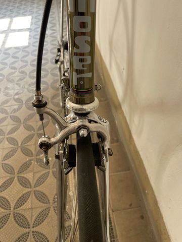 Used Francesco Moser Custom Campagnolo Super Record 1984 Road & Gravel, Light Gray — image 9 of 15