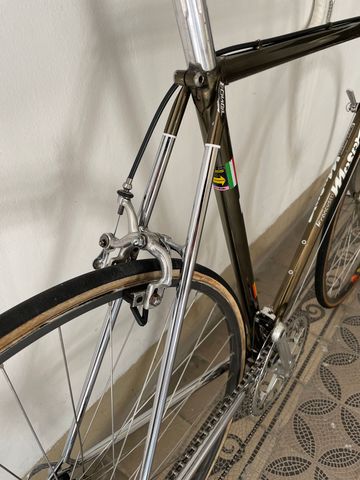 Used Francesco Moser Custom Campagnolo Super Record 1984 Road & Gravel, Light Gray — image 5 of 15