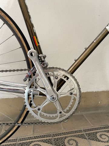 Used Francesco Moser Custom Campagnolo Super Record 1984 Road & Gravel, Light Gray — image 4 of 15