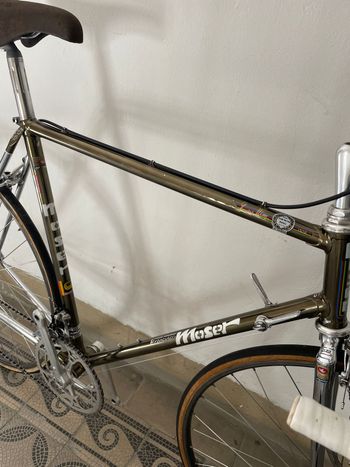 Francesco Moser Custom Campagnolo Super Record 1984 Road & Gravel de segunda mano, Gris claro — imagen 13 de 15
