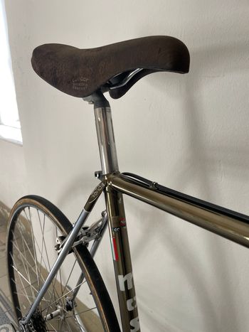 Francesco Moser Custom Campagnolo Super Record 1984 Road & Gravel de segunda mano, Gris claro — imagen 12 de 15