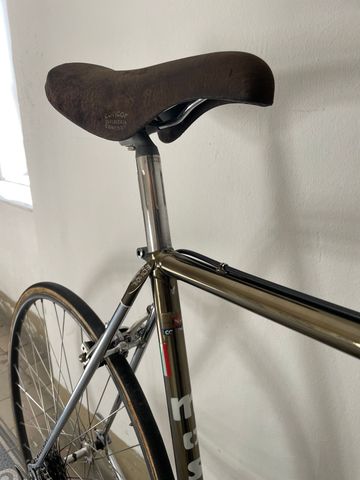 Used Francesco Moser Custom Campagnolo Super Record 1984 Road & Gravel, Light Gray — image 12 of 15