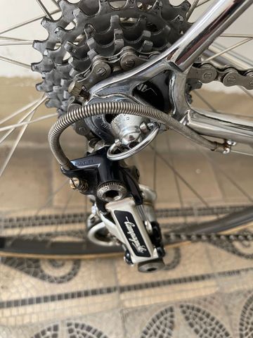 Used Francesco Moser Custom Campagnolo Super Record 1984 Road & Gravel, Light Gray — image 3 of 15