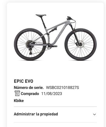 Used Specialized Epic Evo 2023 2023 MTB
