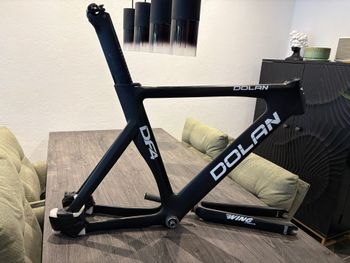 Used Dolan DF4 Carbon Track Frameset 2026 Frameset 2026 Road & Gravel, Black — image 5 of 9