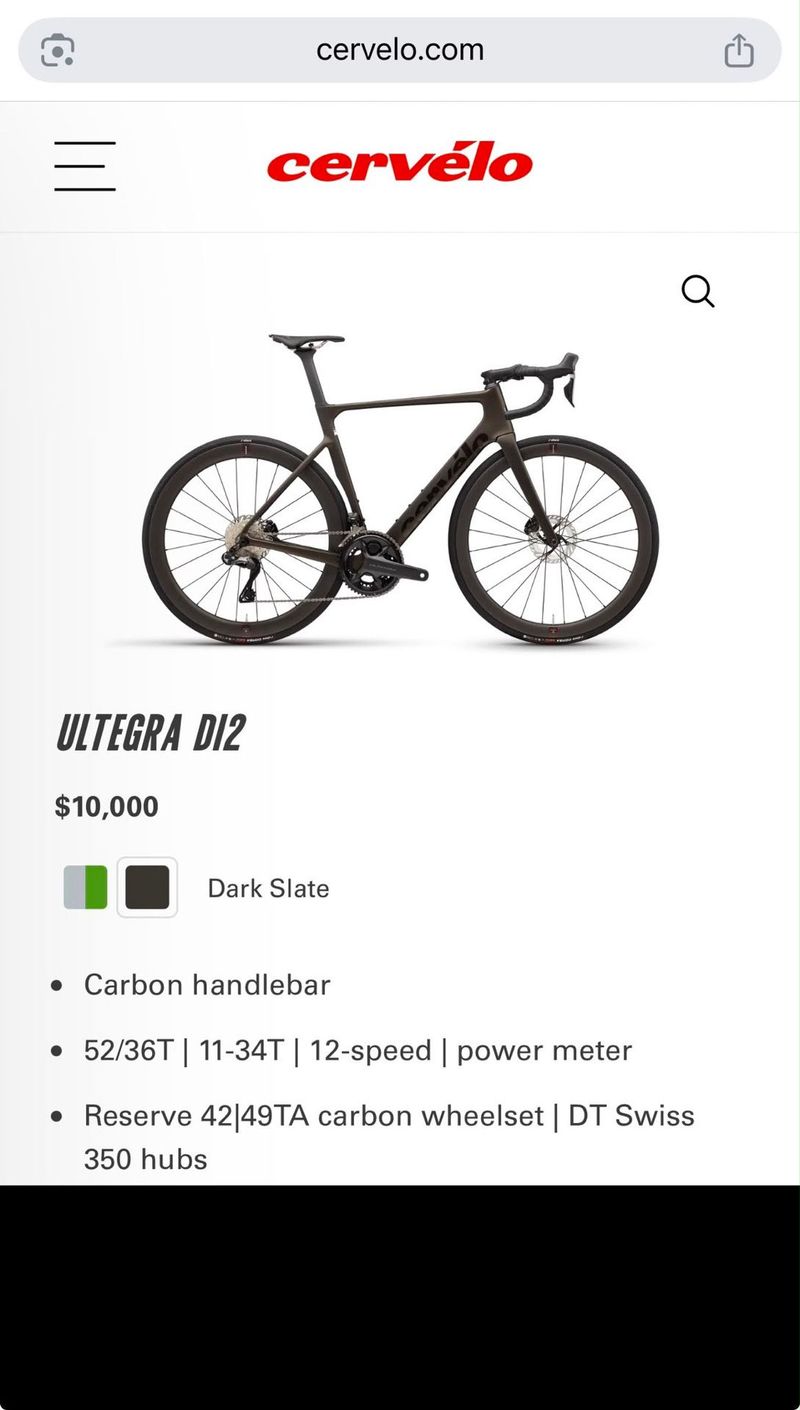 Gebrauchtes Cervélo Soloist Shimano Ultegra Di2 2026 Road & Gravel, Schwarz — Bild 5 von 15