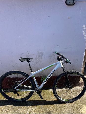 Used Cannondale F-Si 1 2017 2017 Mountainbike, White, 27.5 — image 2 of 5