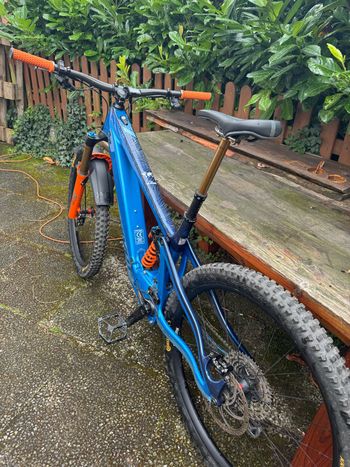 Used Pivot Shuttle LT Pro SRAM X01 Eagle 2023 Mountainbike, Blue — image 2 of 9