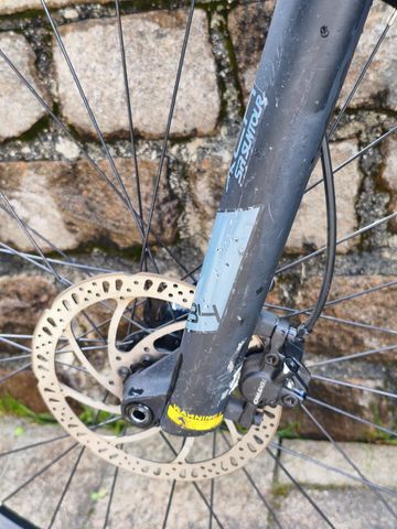 Trek Powerfly FS 4 G2 2020 2020 Mountainbike usato, Grigio chiaro — immagine 6 di 13