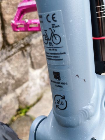 Trek Powerfly FS 4 G2 2020 2020 Mountainbike usato, Grigio chiaro — immagine 12 di 13