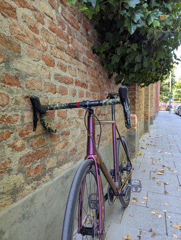 Gebrauchtes Cinelli Nemo Tig SRAM Force eTap AXS 2021 Road & Gravel, Violett — Bild 6 von 8